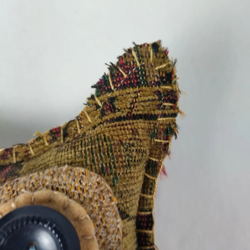 Handmade Owl Patch Button Night Stuffed Animal